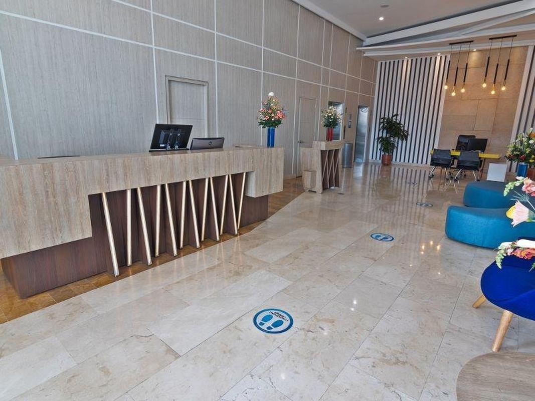 Fotos do Sonesta Hotel, local em que o Amrica est hospedado em Ibagu, na Colmbia, para enfrentar o Tolima, pela Copa Libertadores