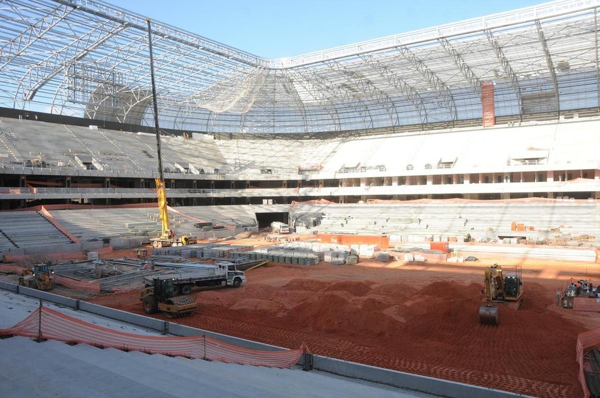 Futuro estdio do Galo, Arena MRV est com 60% das obras concludas