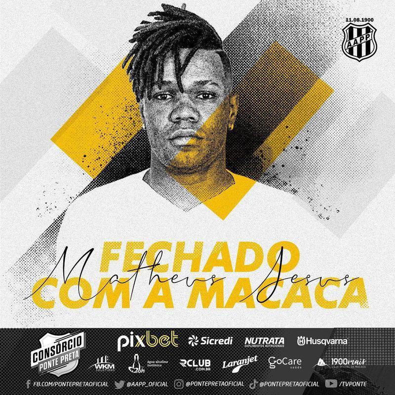 Matheus Jesus, volante (Ponte Preta)