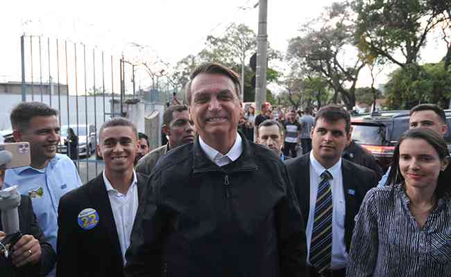 Bolsonaro esteve em Belo Horizonte nesta quinta-feira (6/10)