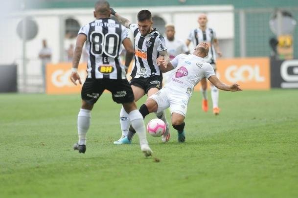 Atltico bateu o Santos na estreia de Vagner Mancini em Belo Horizonte
