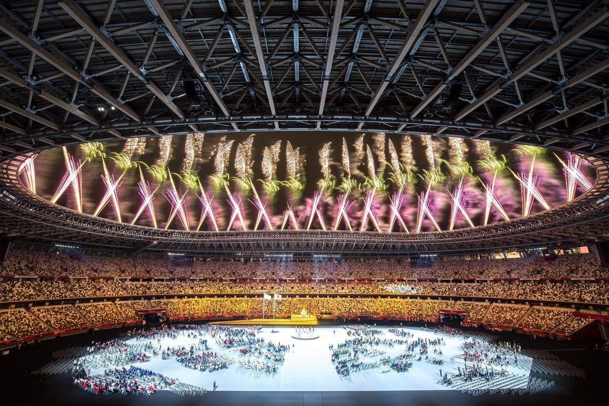 Fotos da Cerimnia de Abertura dos Jogos Paralmpicos de Tquio