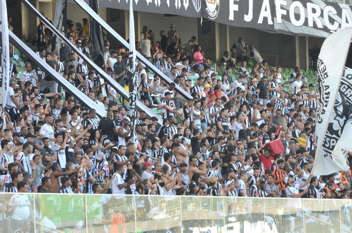 Torcida do Atltico na deciso do Campeonato Mineiro, no Independncia