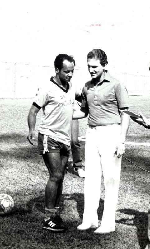 Carlos Alberto Silva treinou dolo atleticano Reinado, em 1986, no Cruzeiro 