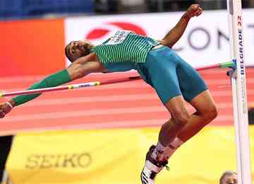 Atleta obteve a marca de 2,31 m no  salto em altura, novo recorde brasileiro e sul-americano em pista coberta