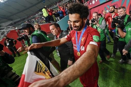 Premiao e festa do Liverpool, campeo mundial sobre o Flamengo