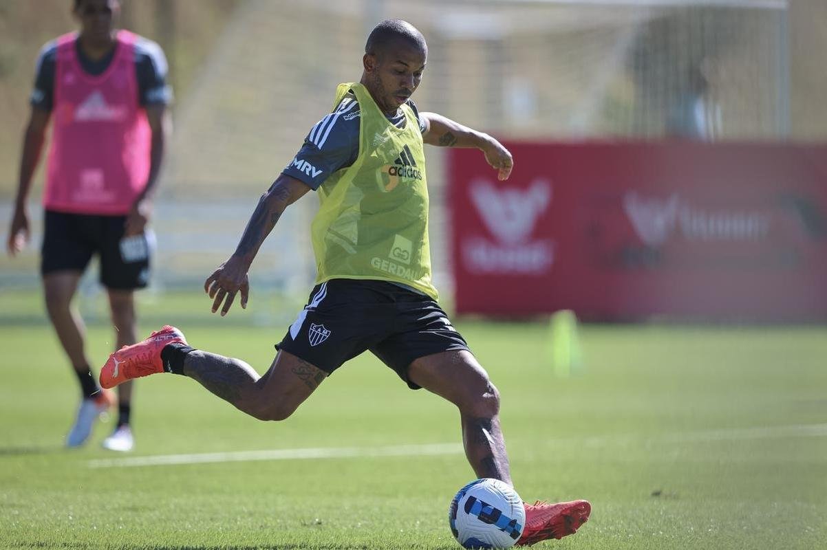 Fotos do treino do Atltico neste domingo, na Cidade do Galo