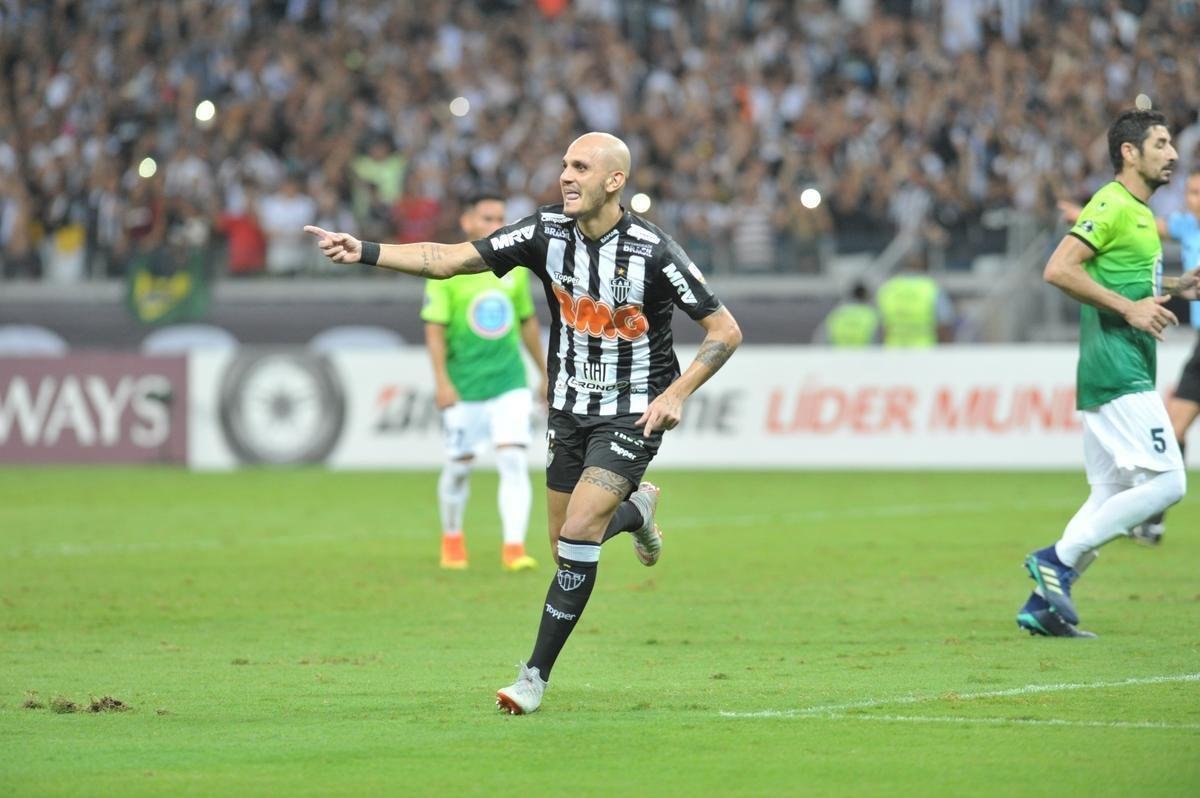 Veja fotos da partida entre Atltico e Zamora, no Mineiro