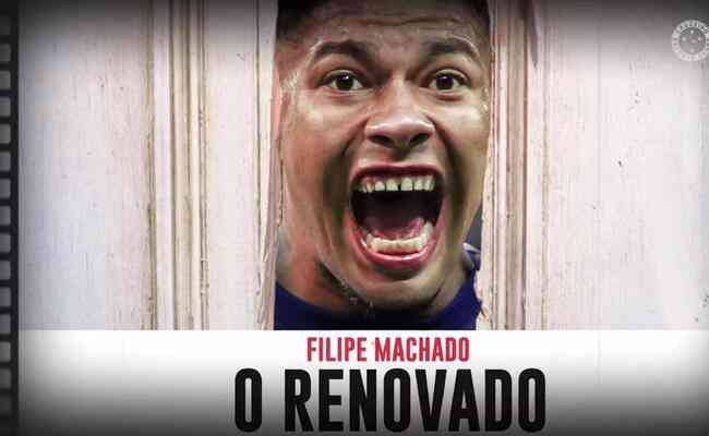 Cruzeiro anunciou renovao do contrato com o volante Machado