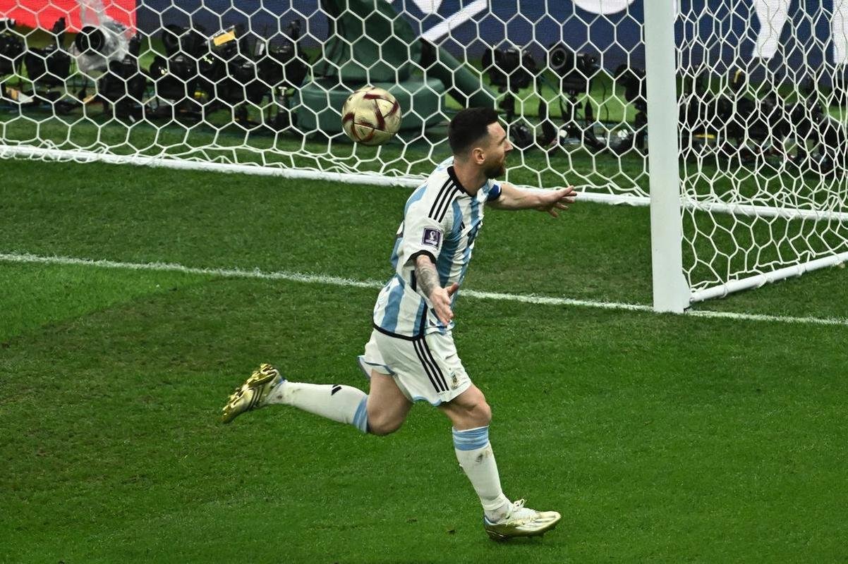 As melhores imagens da final da Copa do Mundo entre Argentina e Frana, no Estdio Icnico de Lusail, no Catar