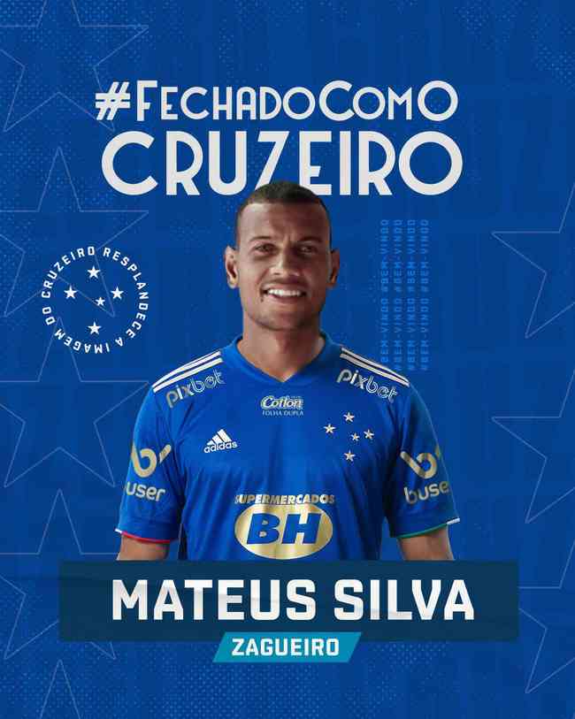 Contratao de Mateus Silva foi oficializada nesta tera-feira (4)