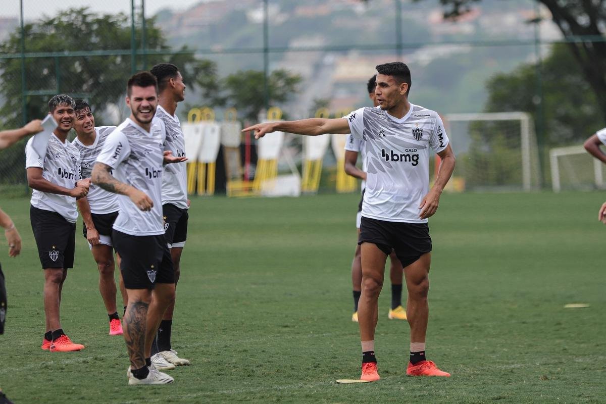 Fotos do treinamento do Atltico nesta sexta-feira, o penltimo antes do jogo contra o Internacional