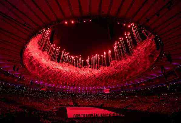 Imagens da cerimnia de encerramento dos Jogos Paralmpicos Rio 2016