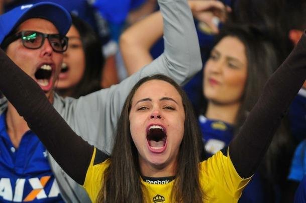 No segundo tempo, muita vibrao com o gol marcado por Hudson