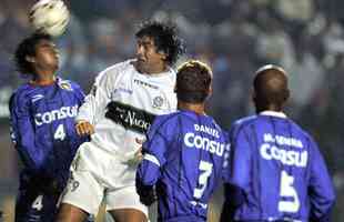O So Caetano foi  final da Libertadores uma nica vez, no ano de 2002. Na ocasio, o clube perdeu o ttulo para o Olimpia-PAR.