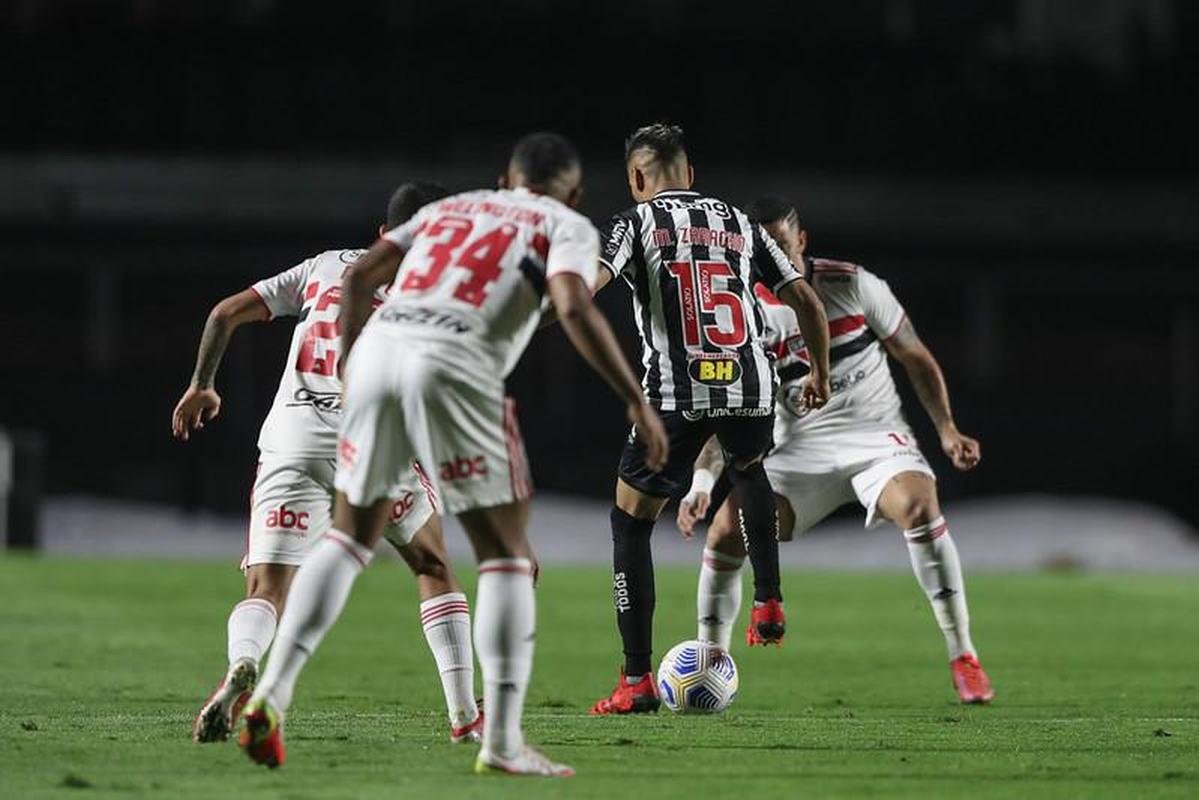 Fotos do jogo entre Atltico e So Paulo, no Morumbi, pela 22 rodada da Srie A do Brasileiro