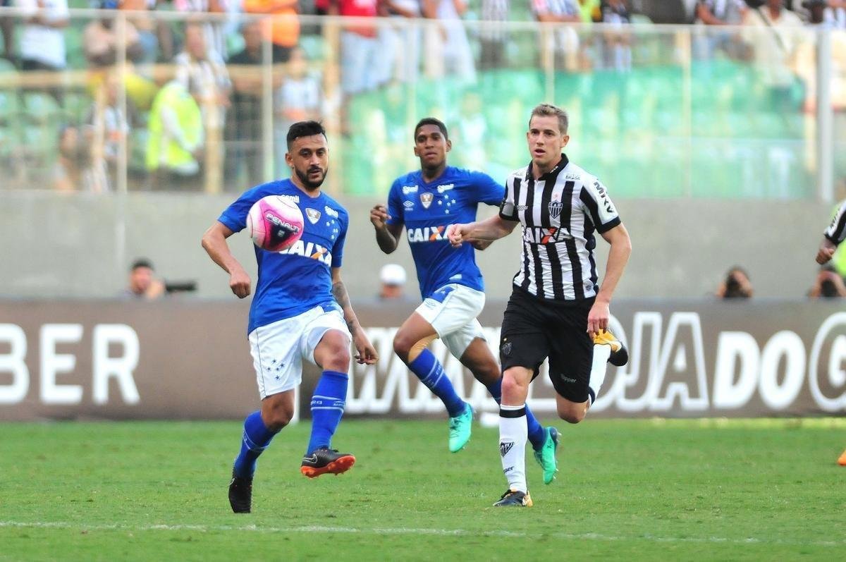 Imagens do clssico entre Atltico e Cruzeiro, no Independncia
