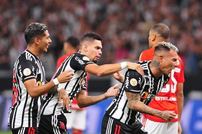 Fotos do jogo entre Atltico-MG e Internacional