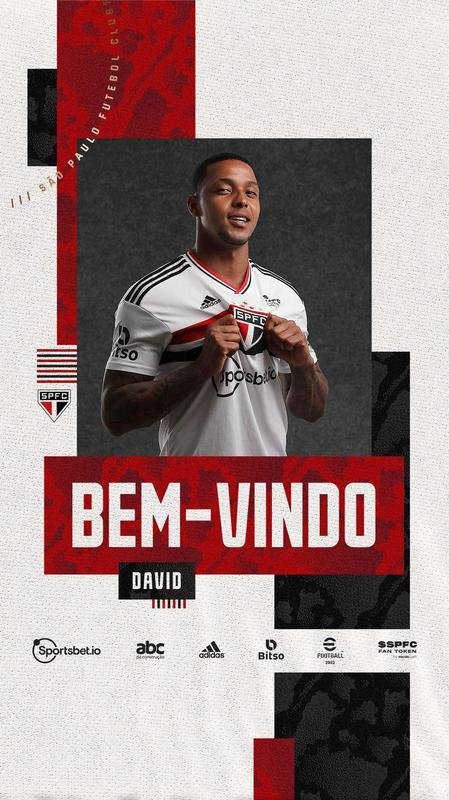 So Paulo anunciou o atacante David