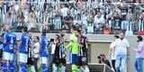 Entrada dos times em campo e execuo do Hino Nacional Brasileiro no Independncia