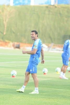 Galeria de fotos do treino do Cruzeiro nesta sexta-feira (6/9), na Toca da Raposa II