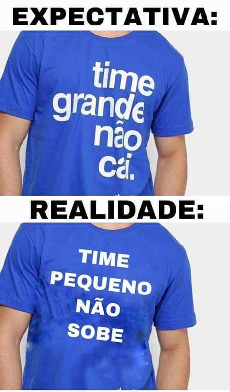 Cruzeiro vivou meme por não voltar à Série A