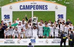 3 La liga - O Real Madrid faturou o ttulo de campeo em 21/22