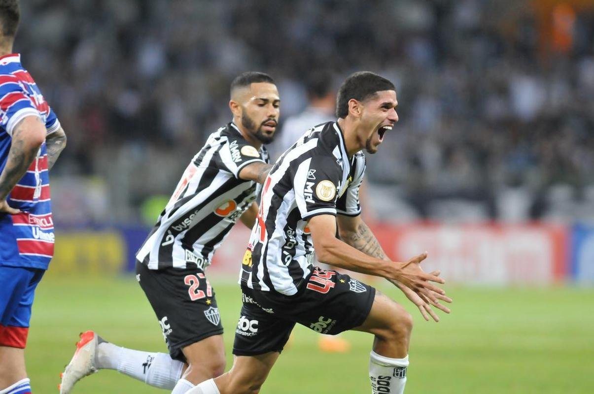 Atltico buscou virada eletrizante sobre o Fortaleza no Mineiro 