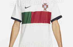 A provvel camisa II de Portugal para Copa do Mundo foi desenvolvida pela Nike e divulgada de forma antecipada pelo portal Esvaphane
