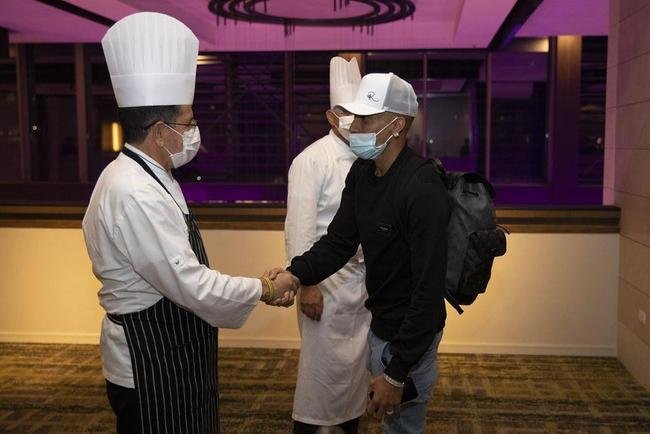 Jogadores se apresentam  Seleo Brasileira