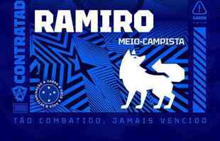 Cruzeiro anunciou o volante Ramiro