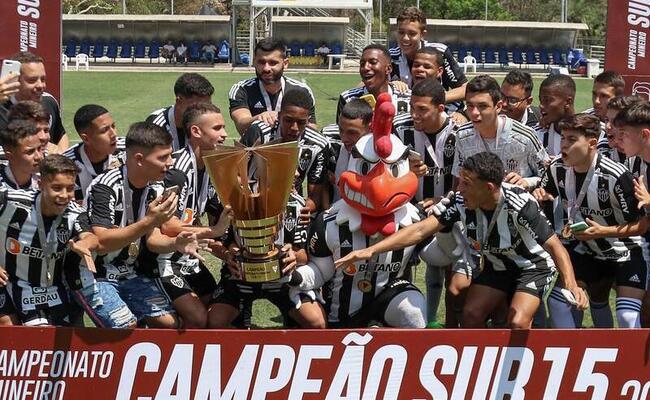 Atlético foi campeão do Mineiro Sub-15 no ano passado