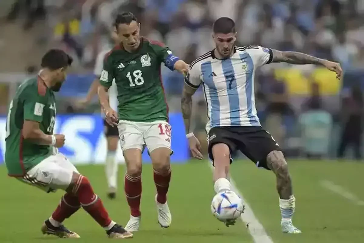 Argentina 2 x 0 Mxico, na fase de grupos, bateu 26.6 pontos no Ibope