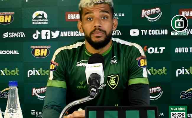 Jori, goleiro do América, deve receber oportunidades de Marquinhos Santos no início do Campeonato Mineiro