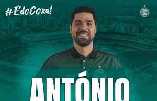 Coritiba anunciou o técnico António Oliveira