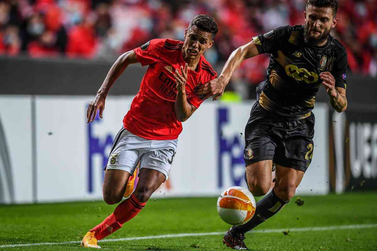 Benfica: 31 jogos, um gol e três assistências