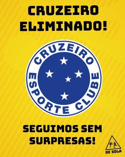 Memes da eliminação do Cruzeiro na Copa do Brasil