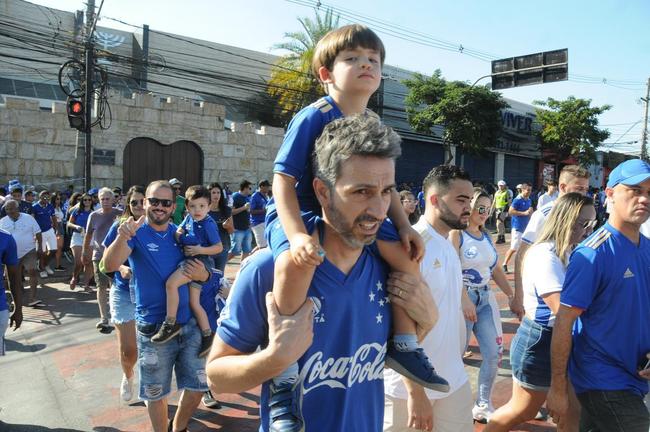 Cruzeiro x Bahia: fotos da torcida da Raposa no Mineiro