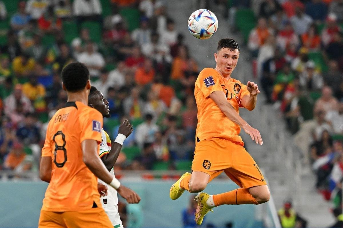 Fotos do jogo entre Senegal e Holanda no Estdio Al Thumama, pelo Grupo A da Copa do Mundo, no Catar