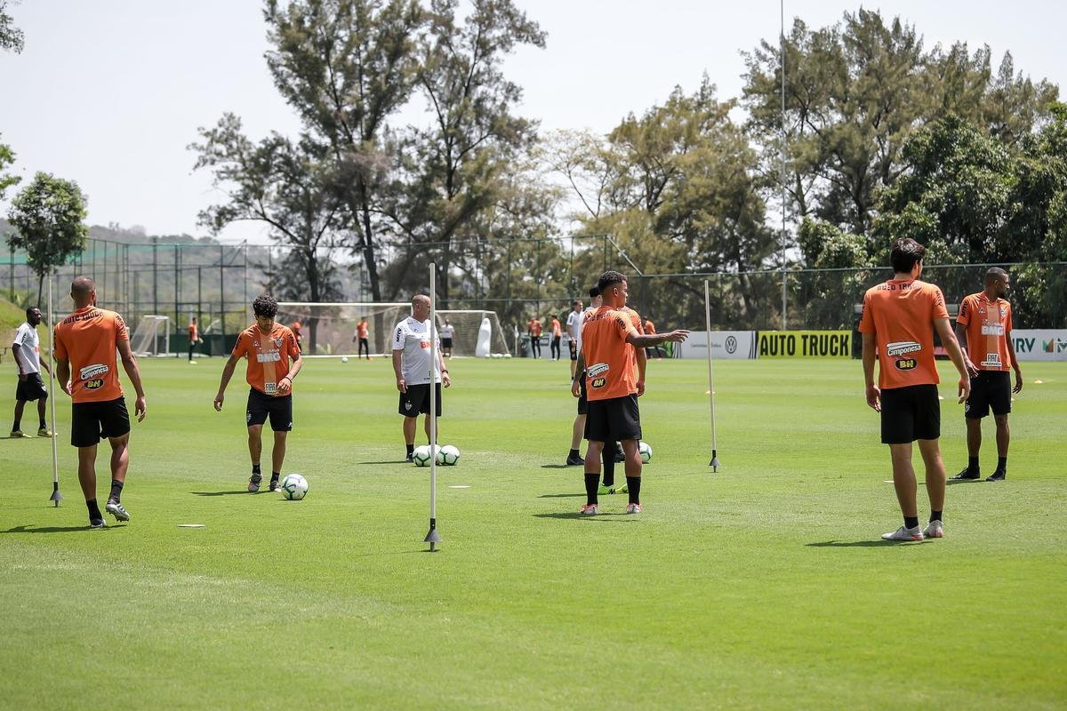 Atltico encerra preparao para encarar o Cruzeiro