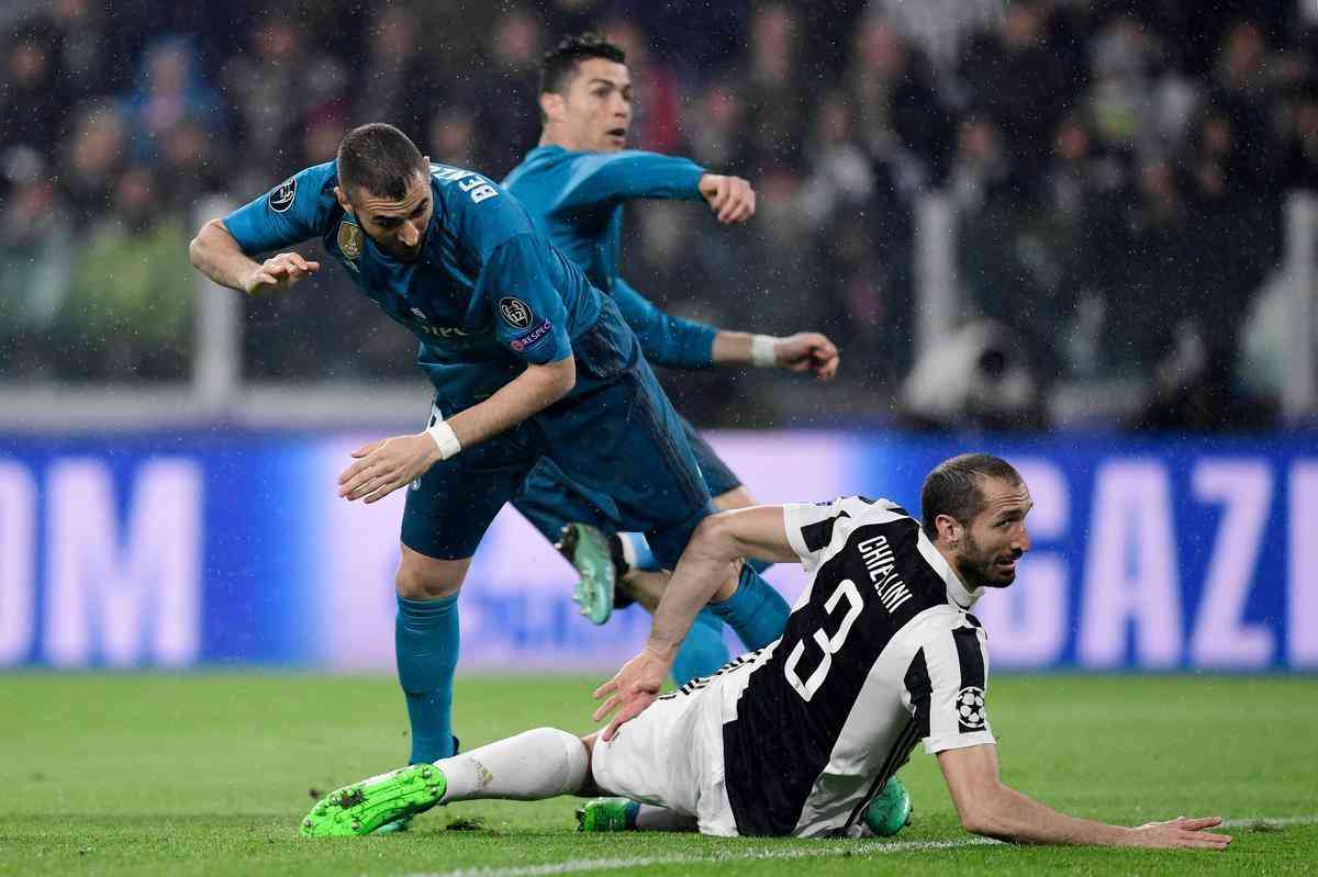 Imagens do duelo entre Juventus e Real Madrid, em Turim, pelas quartas de final da Liga dos Campees