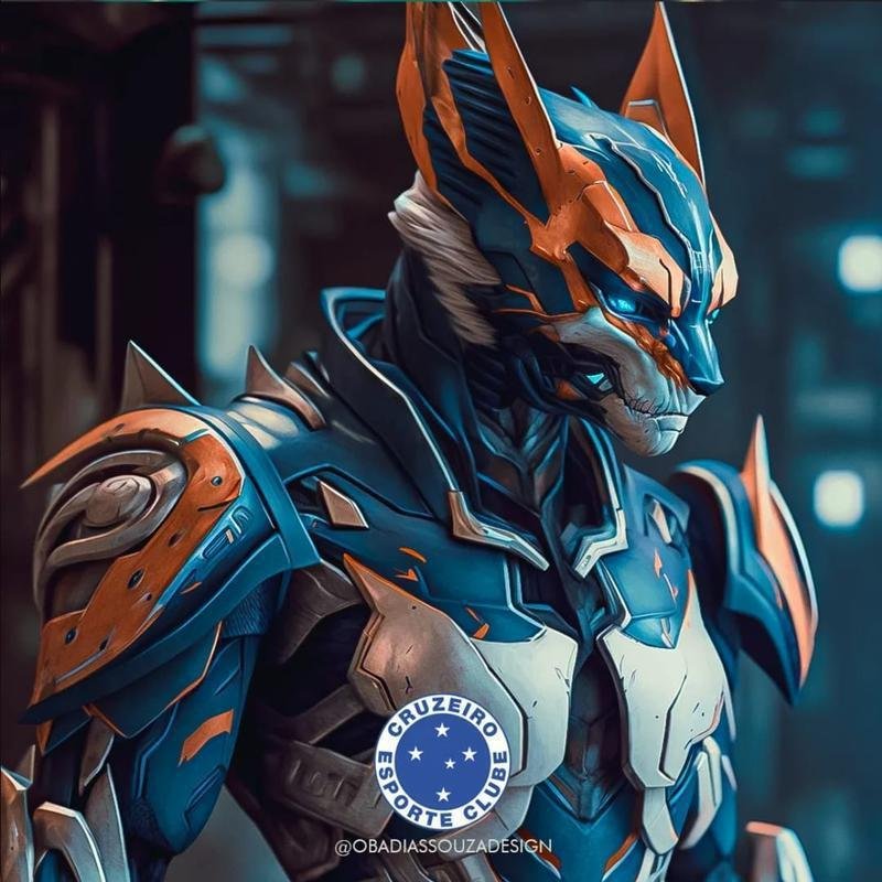 Raposa, do Cruzeiro, repaginado com IA 