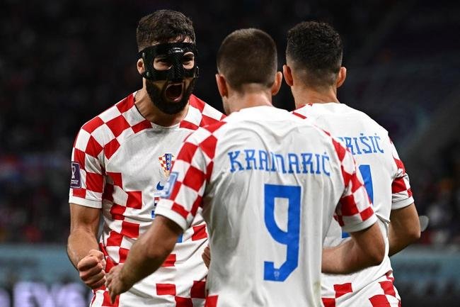 Fotos de Croácia x Canadá, neste domingo, no Estádio Khalifa International Stadium, em Doha, pelo Grupo F da Copa do Mundo no Catar