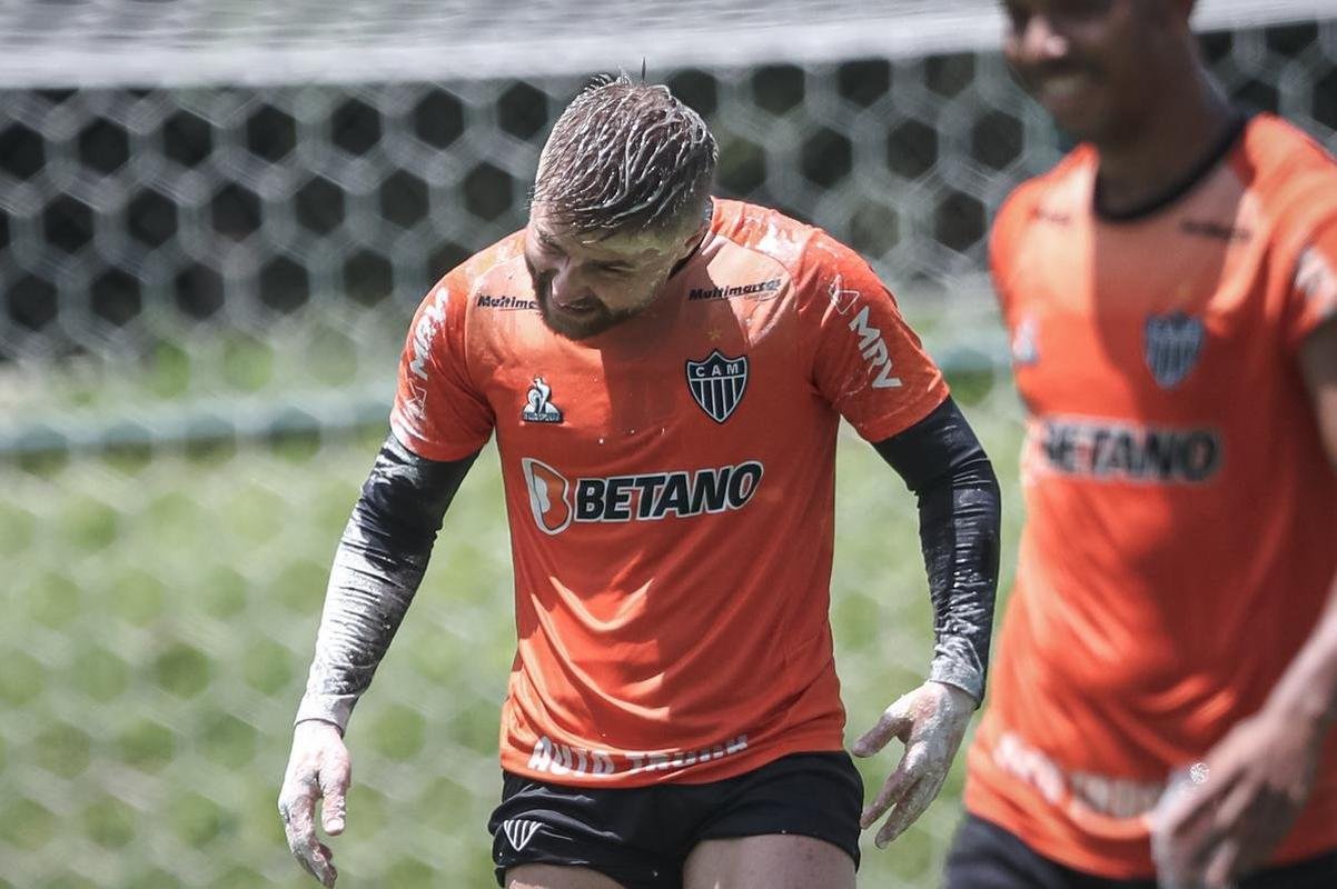 Fotos do treino do Atltico nesta quinta-feira na Cidade do Galo