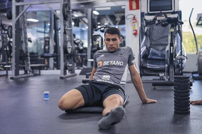 Aps o empate com o Fortaleza, elenco do Atltico treinou na Cidade do Galo, na tarde desta tera-feira (25/10).