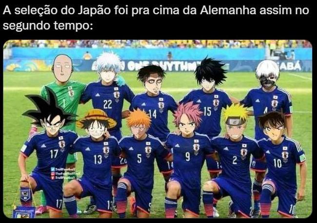 Memes da derrota da Alemanha para o Japão
