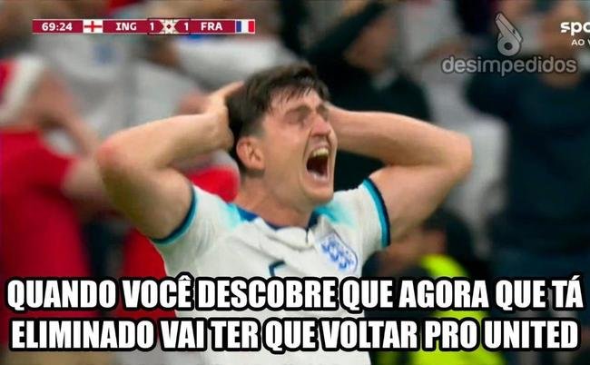 Memes da derrota da Inglaterra para a Frana e consequente eliminao da Copa