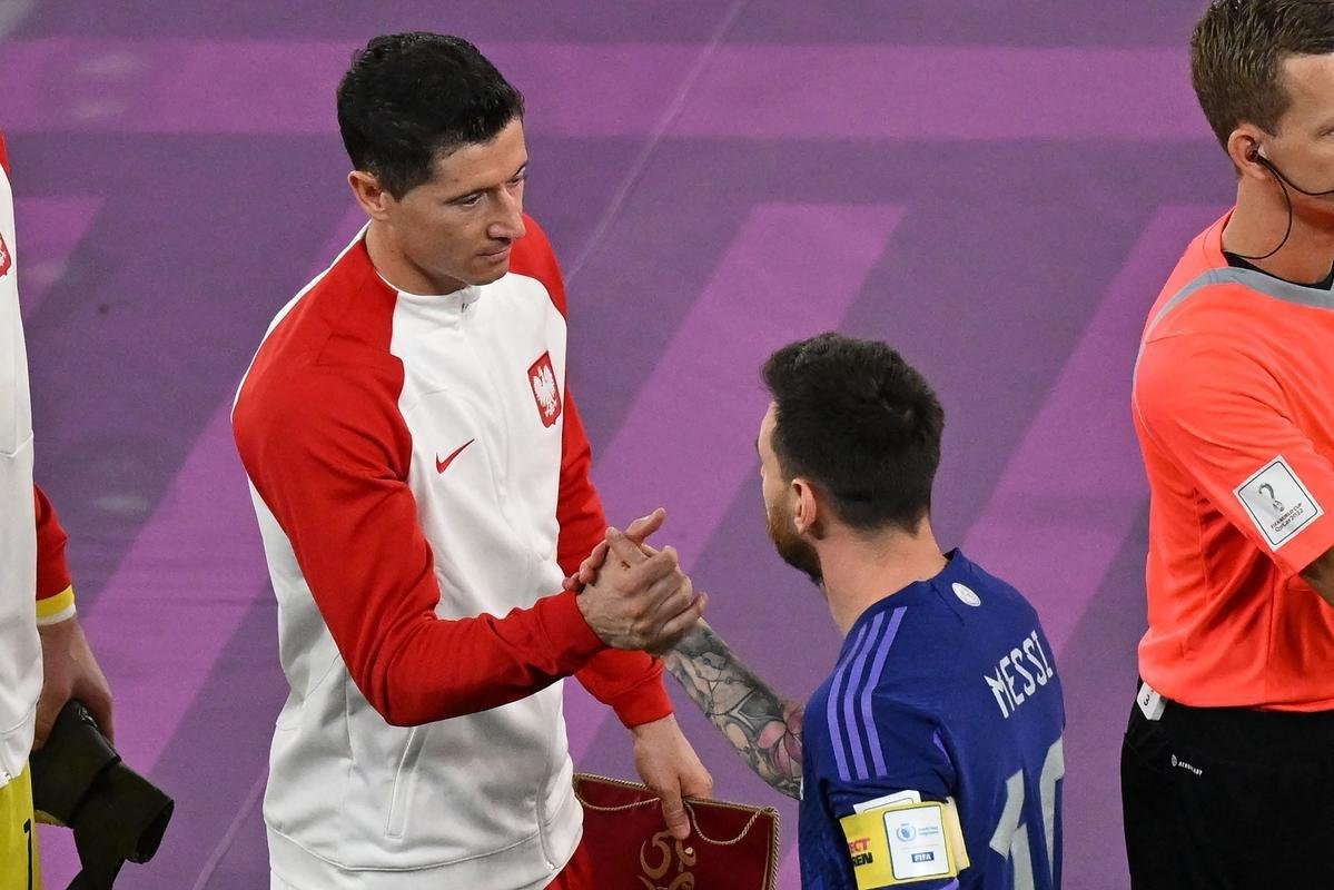 Fotos do jogo entre Polnia e Argentina no Estdio 974, em Doha, pela terceira rodada do Grupo C da Copa do Mundo, no Catar