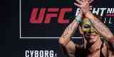 Pesagem do UFC Fight Night 95 - Cris Cyborg, de cara pintada em verde-amarelo