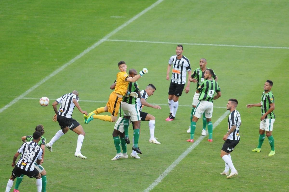 Fotos do clssico entre Atltico e Amrica neste domingo, no Mineiro, pela semifinal do Campeonato Mineiro